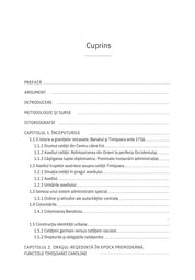 TIMIȘOARA CAROLINĂ: geneza orașului premodern (1716-1740)