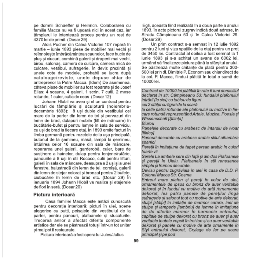 Familia Macca: istorie, proprietăți, comenzi artistice