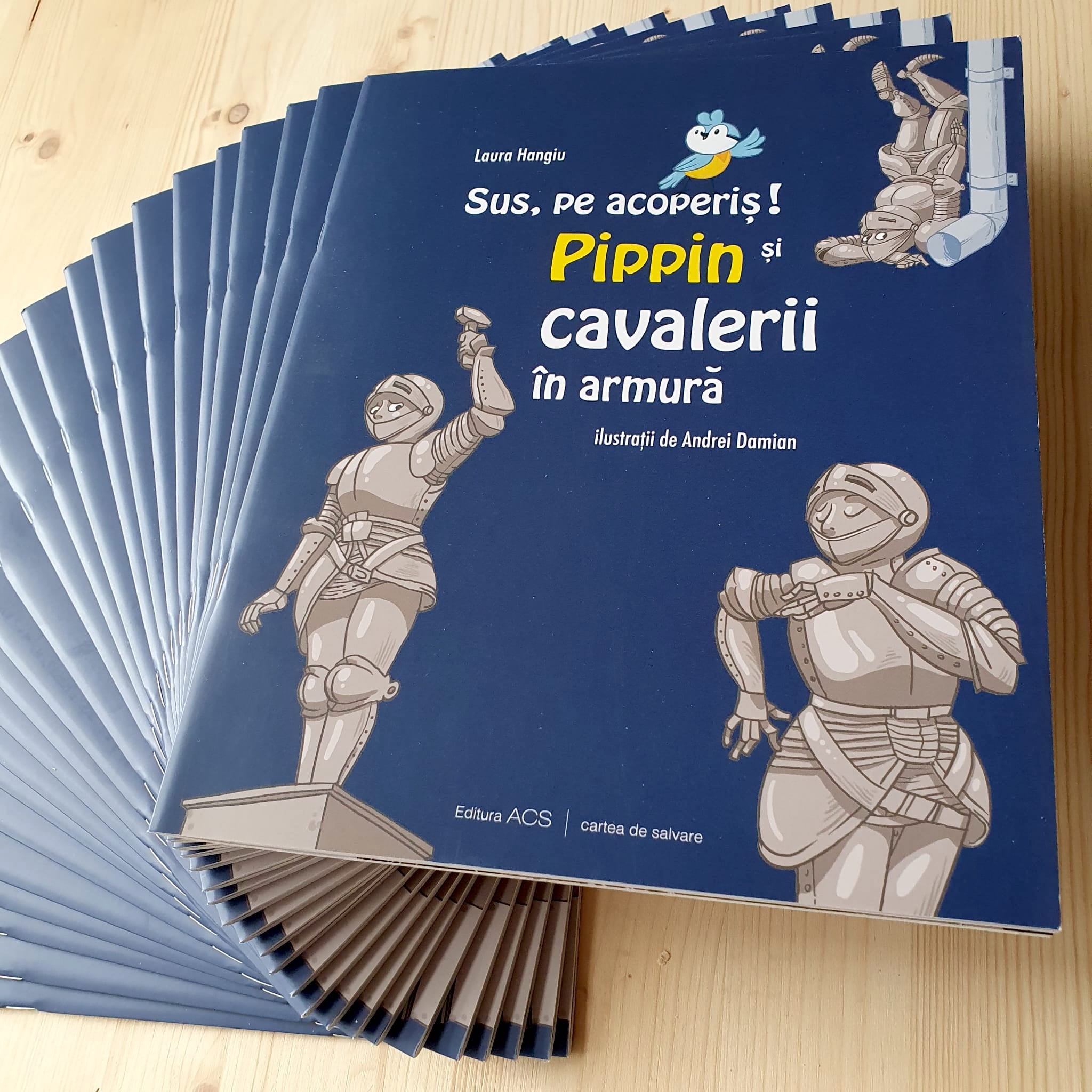 Sus pe acoperis! Pippin și cavalerii în armură