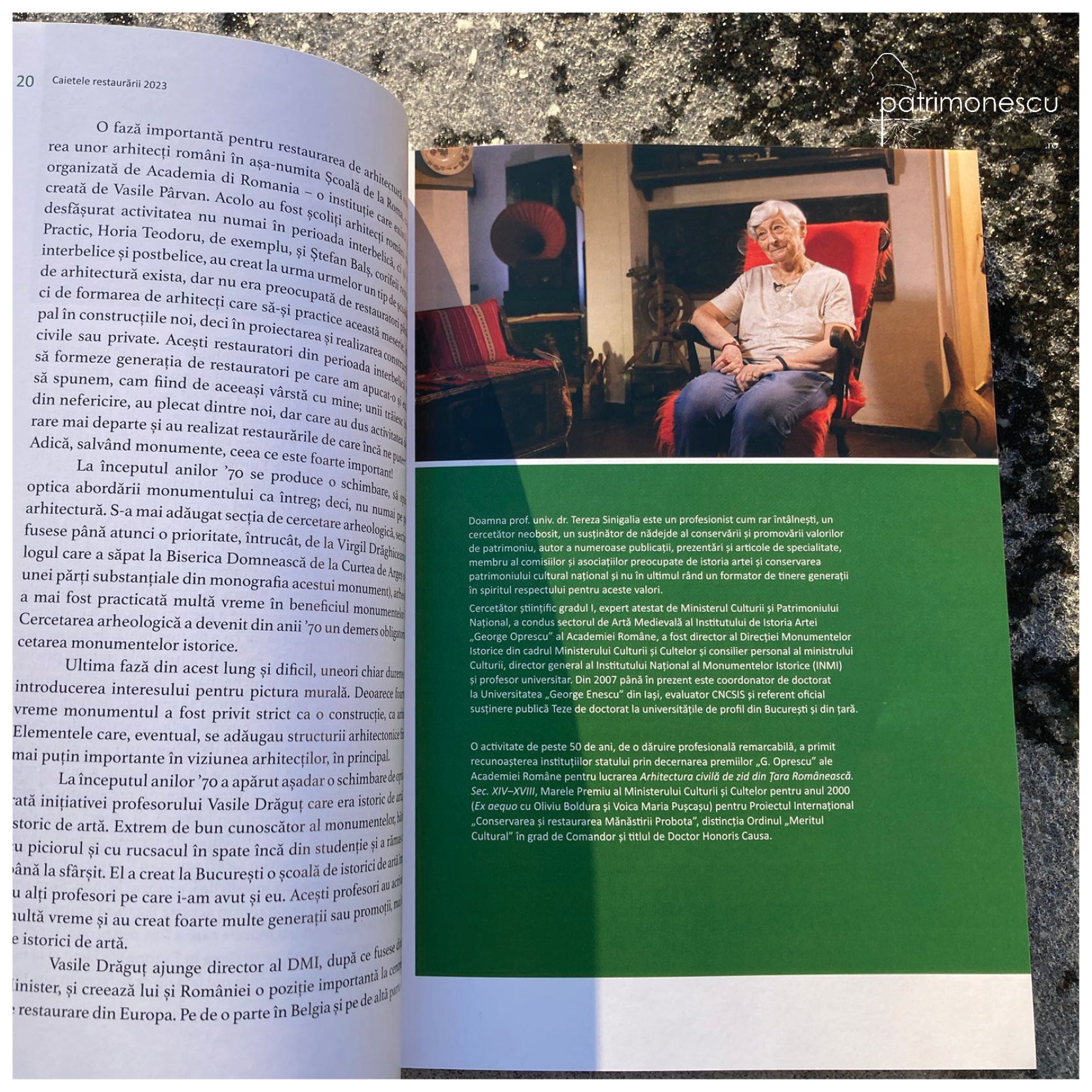 Caietele restaurării 2023