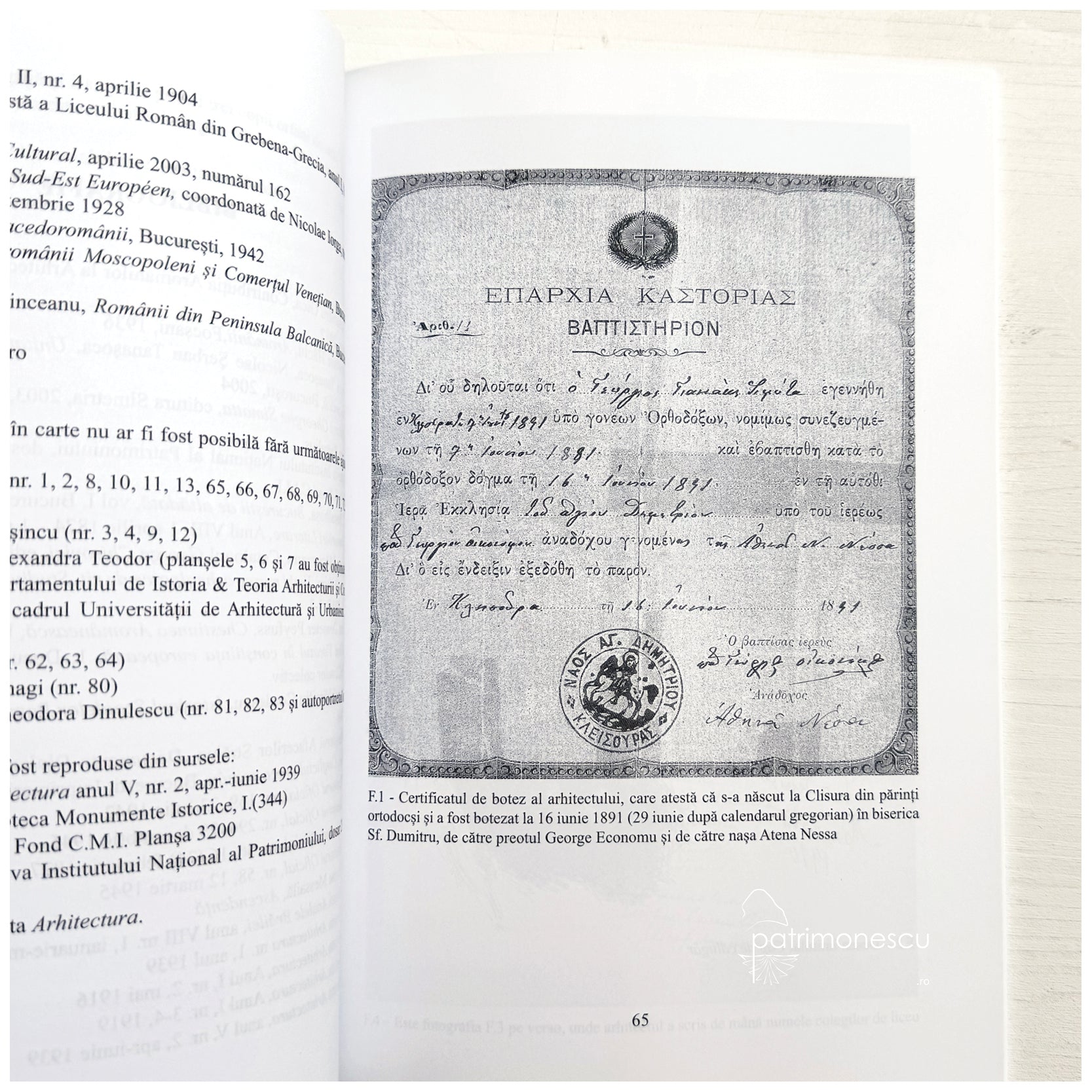 Gheorghe Simotta între nobleţe și arhitectură