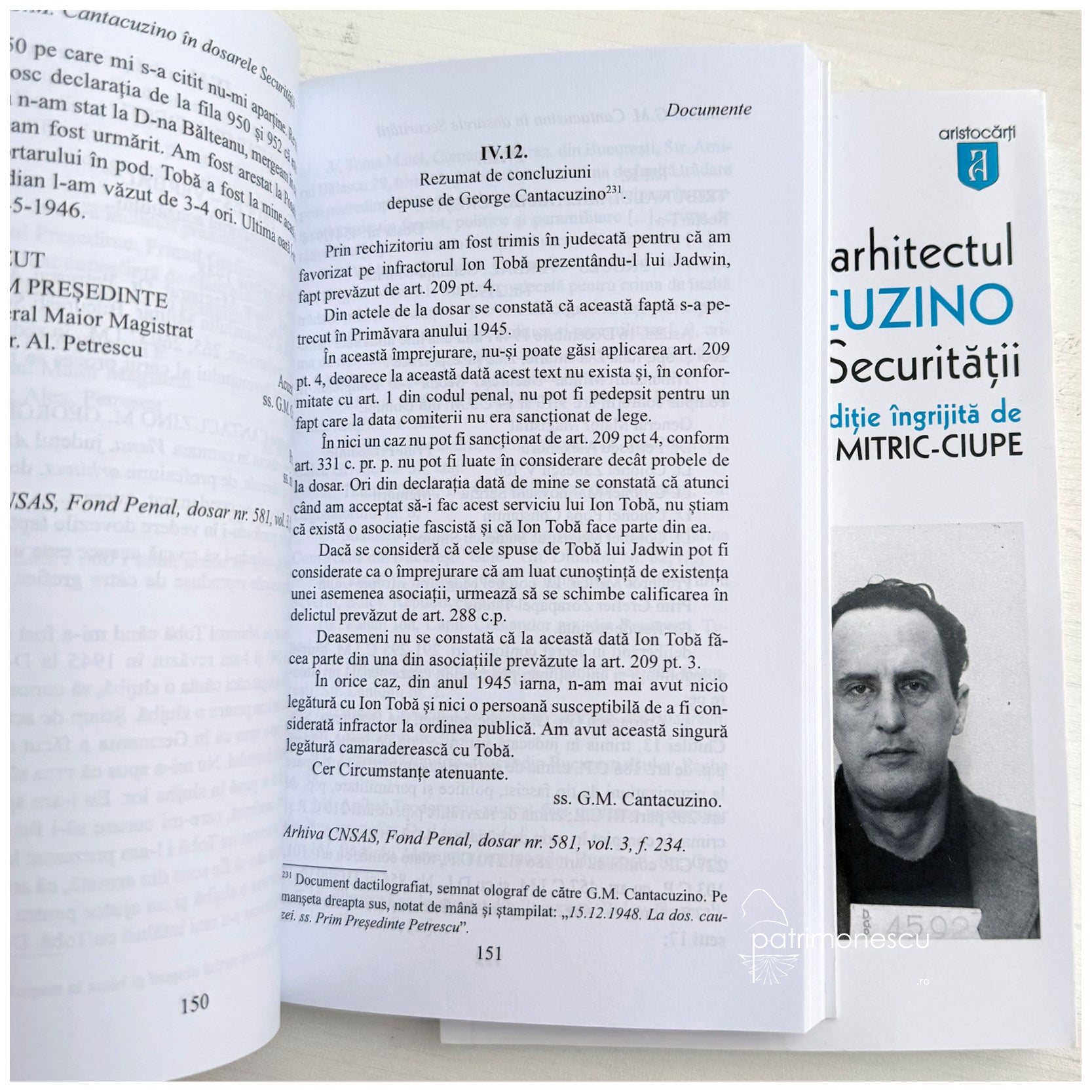 G.M. Cantacuzino în dosarele Securităţii
