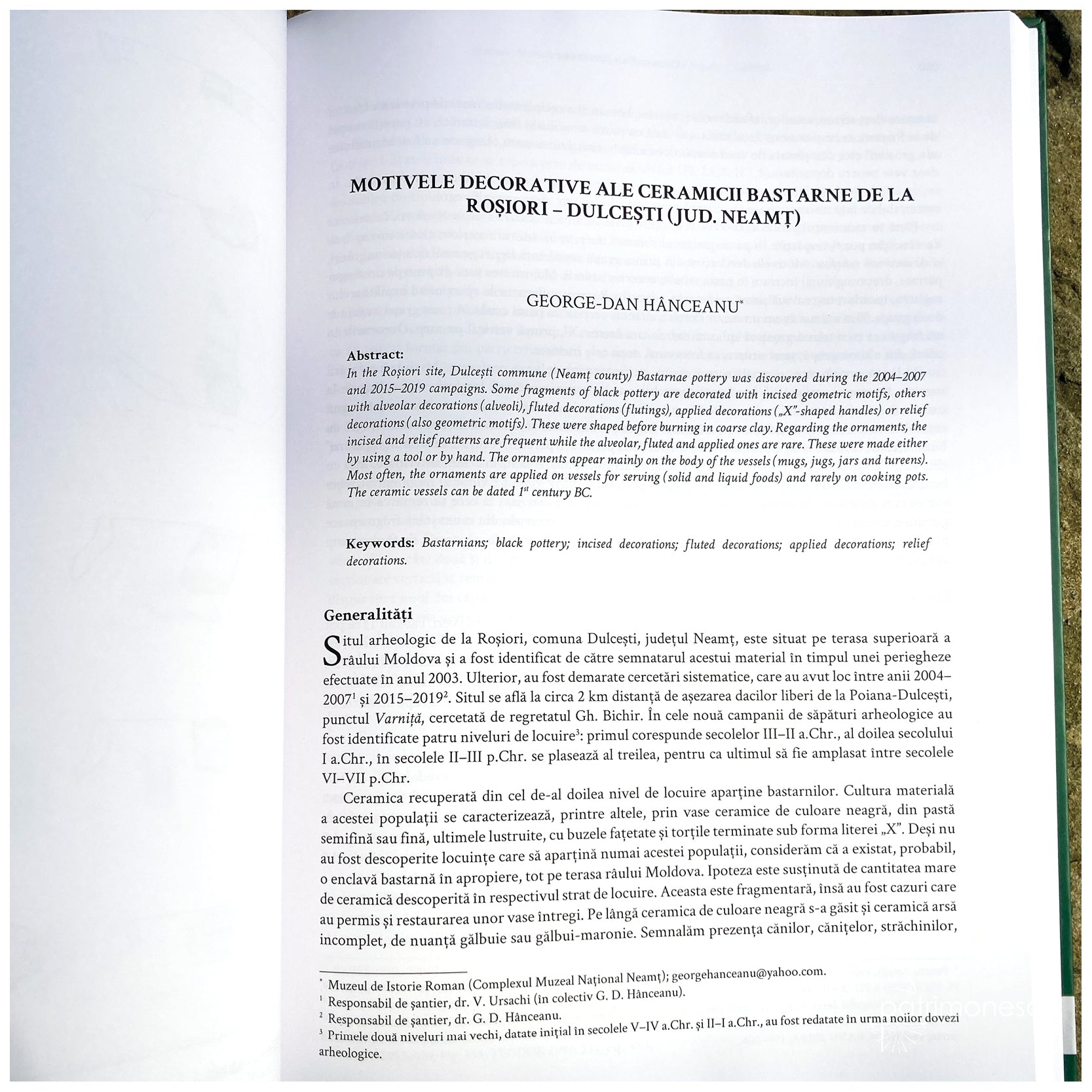 Varia Archaeologica (I), tradiție și inovație în cercetarea arheologică din românia şi republica moldova