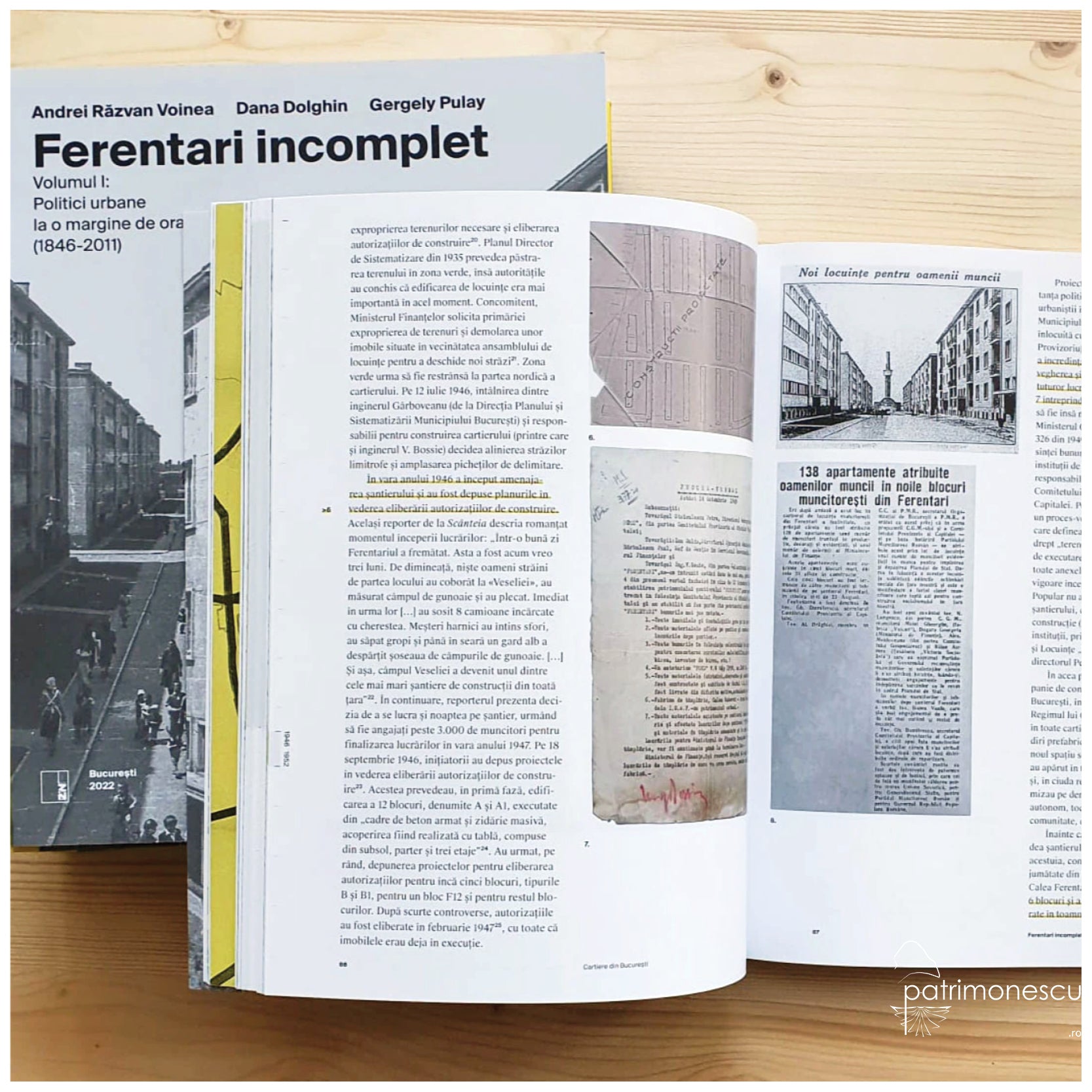 Ferentari incomplet, Volumul I: Politici urbane la o margine de oraș (1846-2011), Andrei Razvan Voinea, Dana Dolghin, Gergely Pulay, Studio Zona