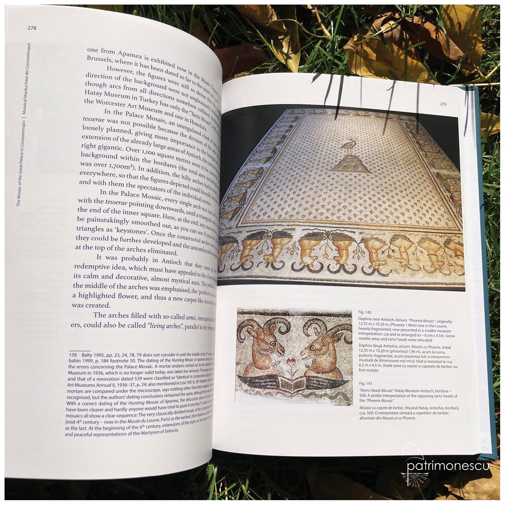 Mozaicul Marelui Palat din Constantinopol. Semnificație, tehnică și conservare