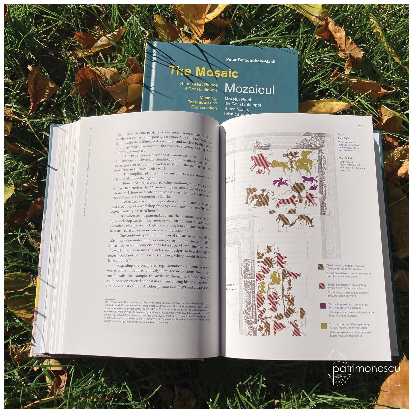 Mozaicul Marelui Palat din Constantinopol. Semnificație, tehnică și conservare