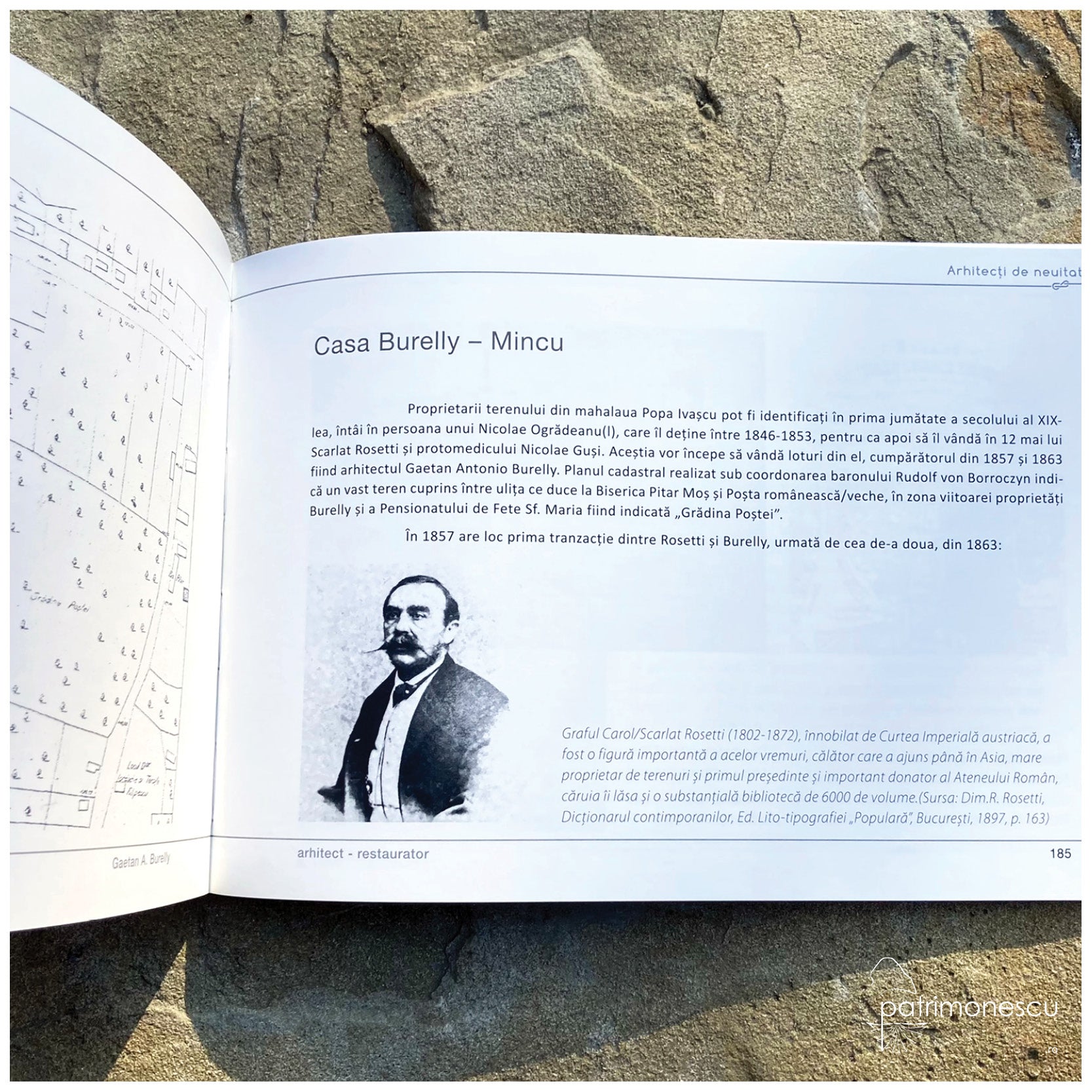 Gaetan A. Burelly, arhitect restaurator