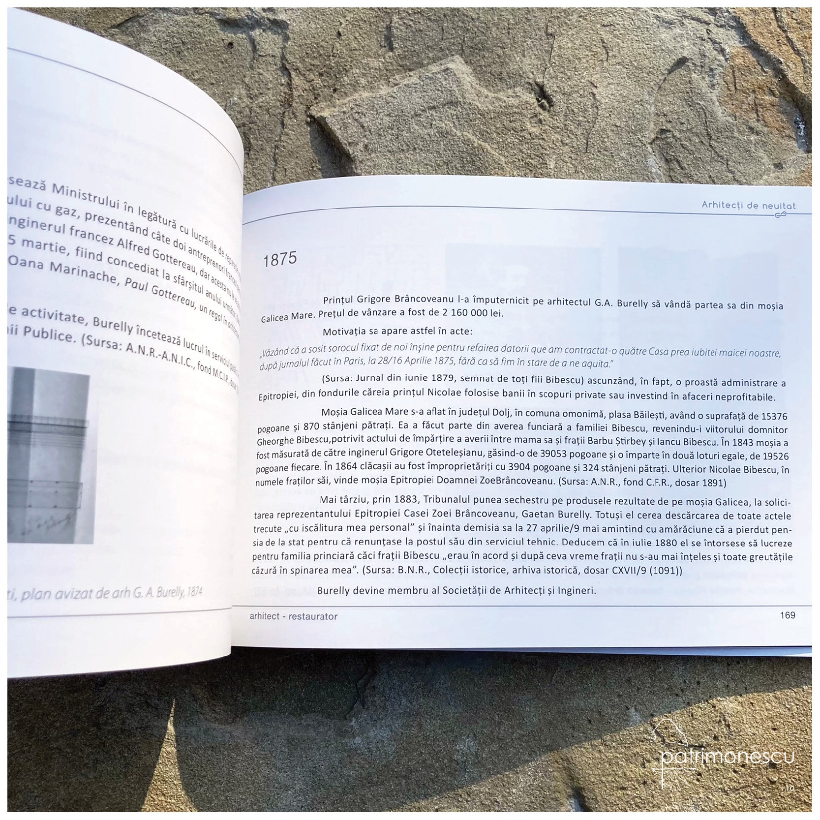 Gaetan A. Burelly, arhitect restaurator