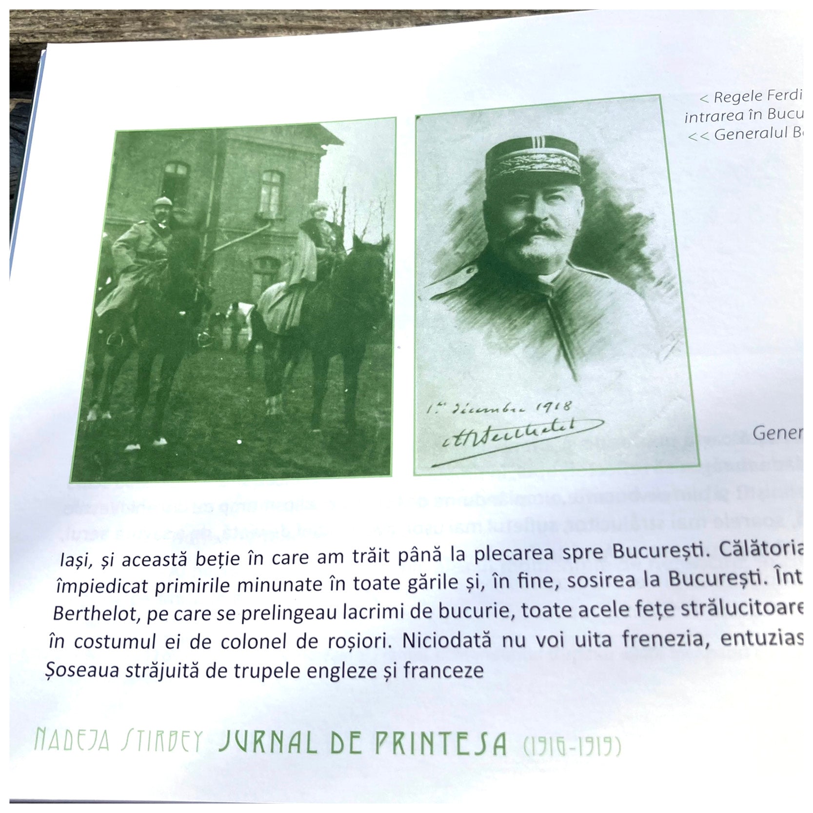 Nadeja Știrbey, Jurnal de prințesă 1916-1919