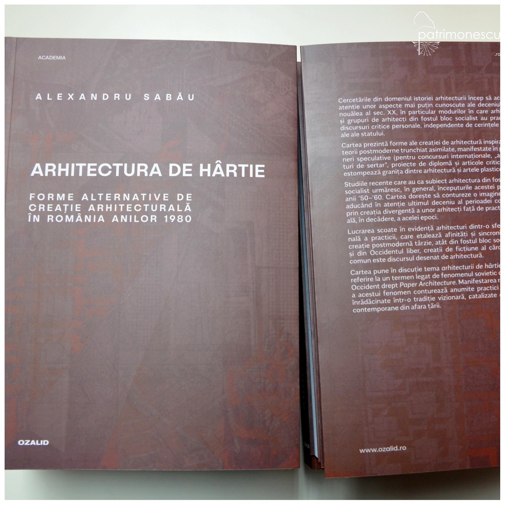 Arhitectura de hârtie. Forme alternative de creație arhitecturală în România anilor 1980