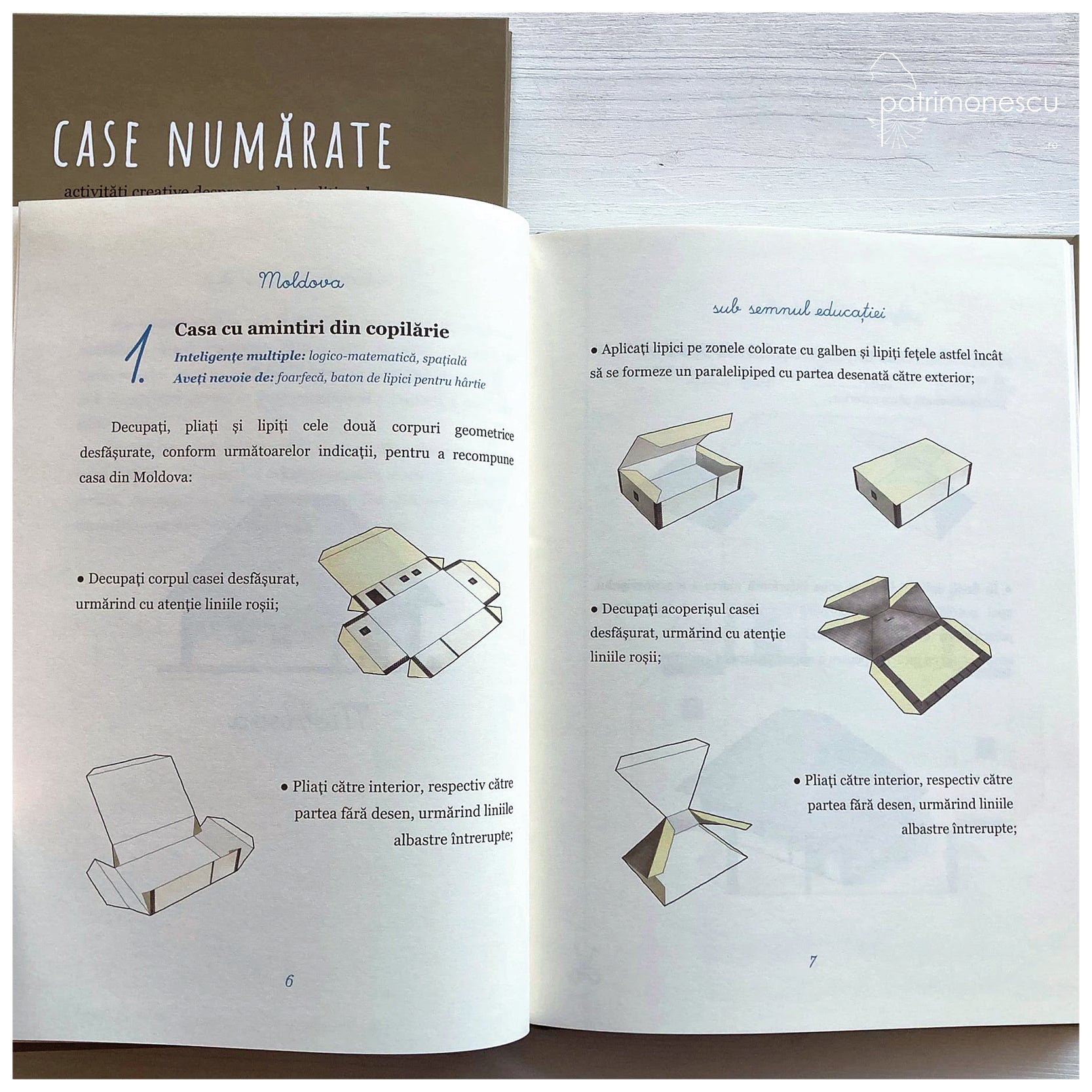 Case numarate. Activitati creative despre case traditionale.