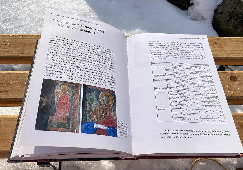 Pictura murală din nordul Moldovei. Modificări estetice și restaurare