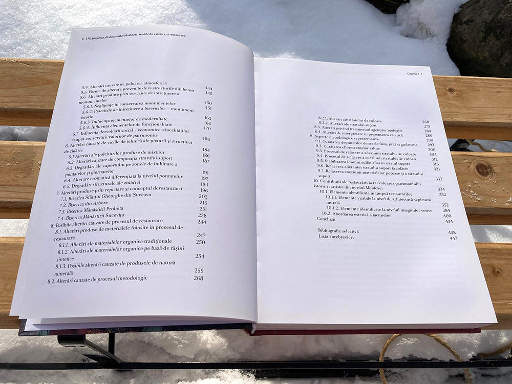 Pictura murală din nordul Moldovei. Modificări estetice și restaurare