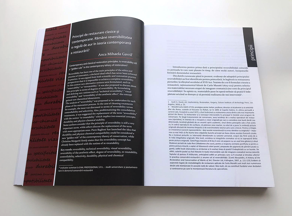 Caietele restaurării 2019
